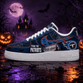 Tennessee Titans | Premium NFL Fear The Team Halloween AF1 Sneakers - VA32177