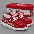Kansas City Chiefs | Premium NFL Football Field Fan Loafer Shoes - VA33022
