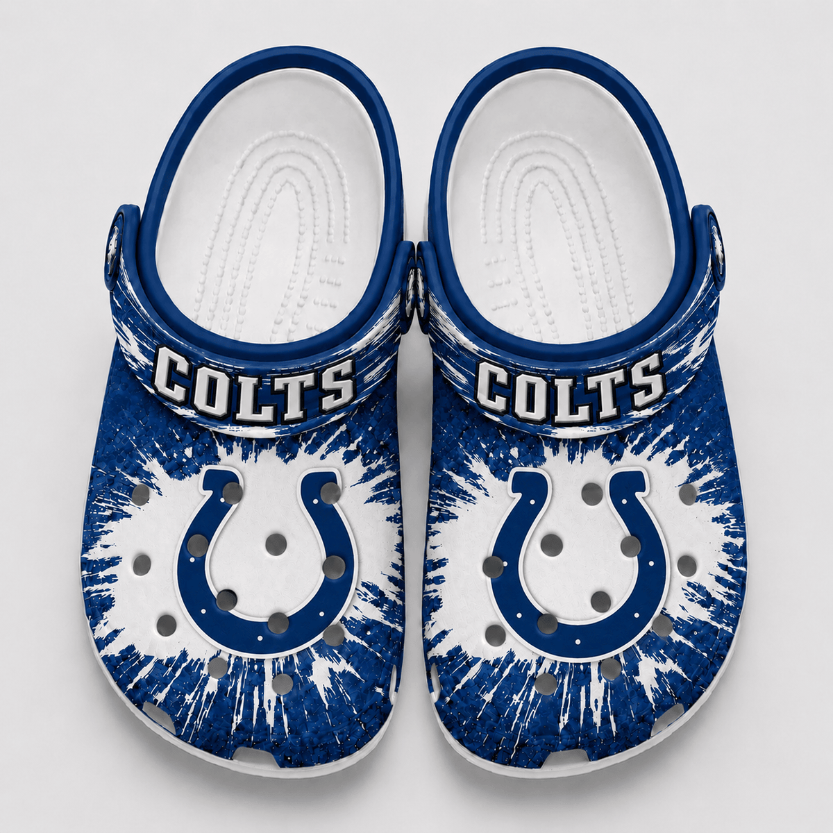 Indianapolis Colts | Premium NFL Splash Burst Fan Crocs VAN220