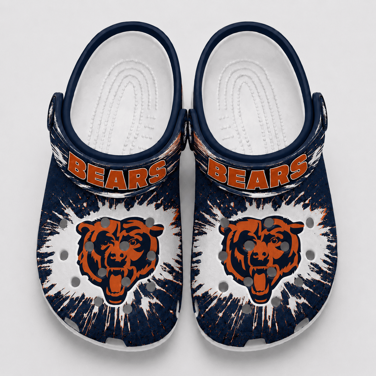 Chicago Bears | Premium NFL Splash Burst Fan Crocs VAN216