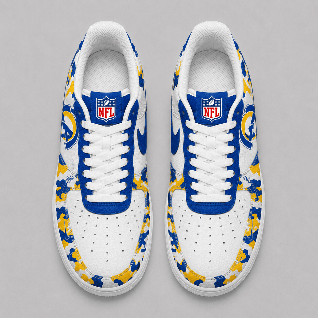 Los Angeles Rams | Premium NFL Team AF1 Shoes VA929