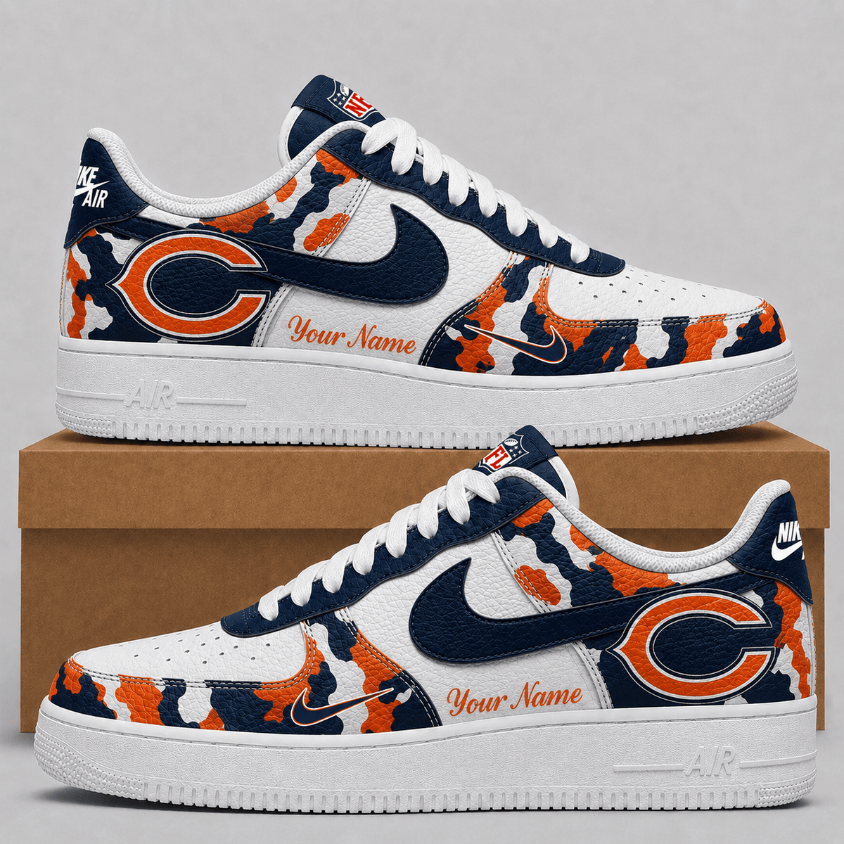 Chicago Bears | Premium NFL Team AF1 Shoes VA919