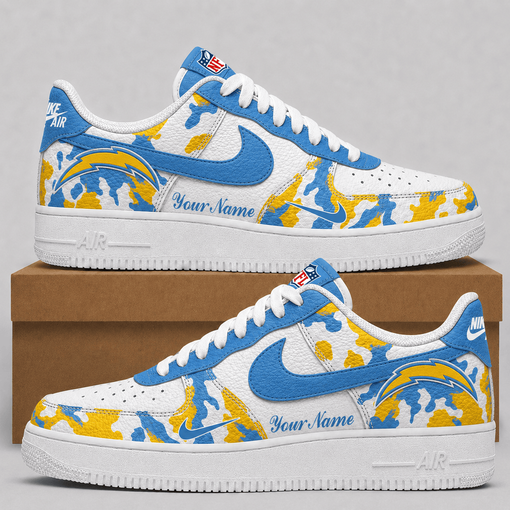 Los Angeles Chargers | Premium NFL Team AF1 Shoes VA917