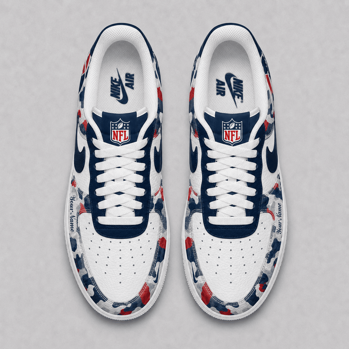 New England Patriots | Premium NFL Team AF1 Shoes VA911