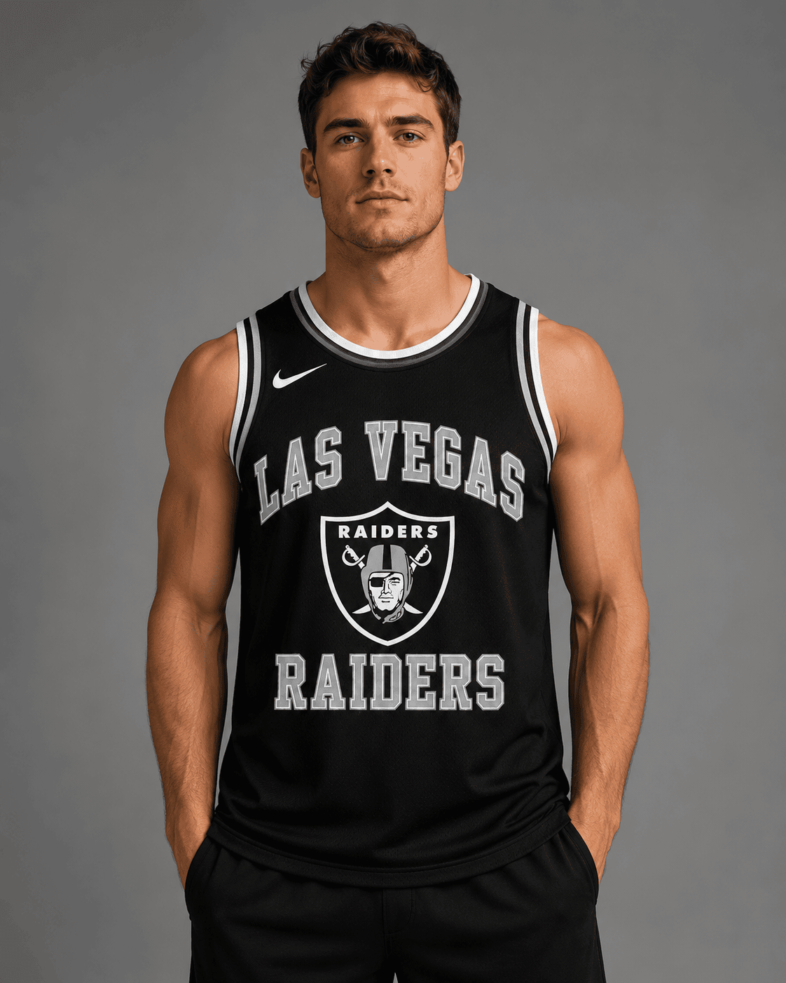 Las Vegas Raiders | Premium NFL Personalized Team Custom Name Number Sports Tank Top NDN120