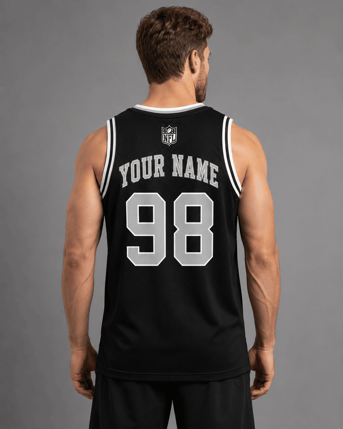 Las Vegas Raiders | Premium NFL Personalized Team Custom Name Number Sports Tank Top NDN120