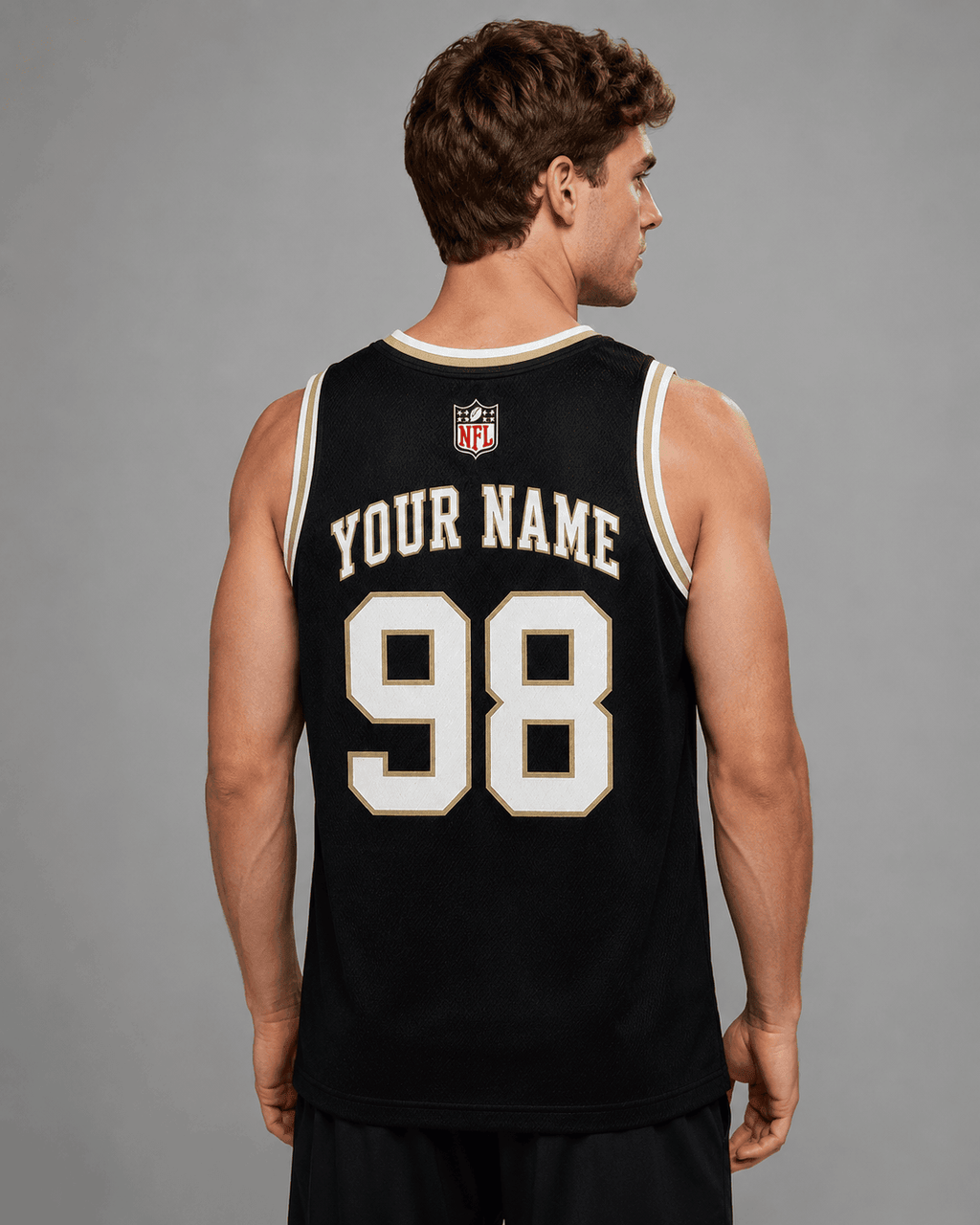New Orleans Saints | Premium NFL Personalized Team Custom Name Number Sports Tank Top NDN134