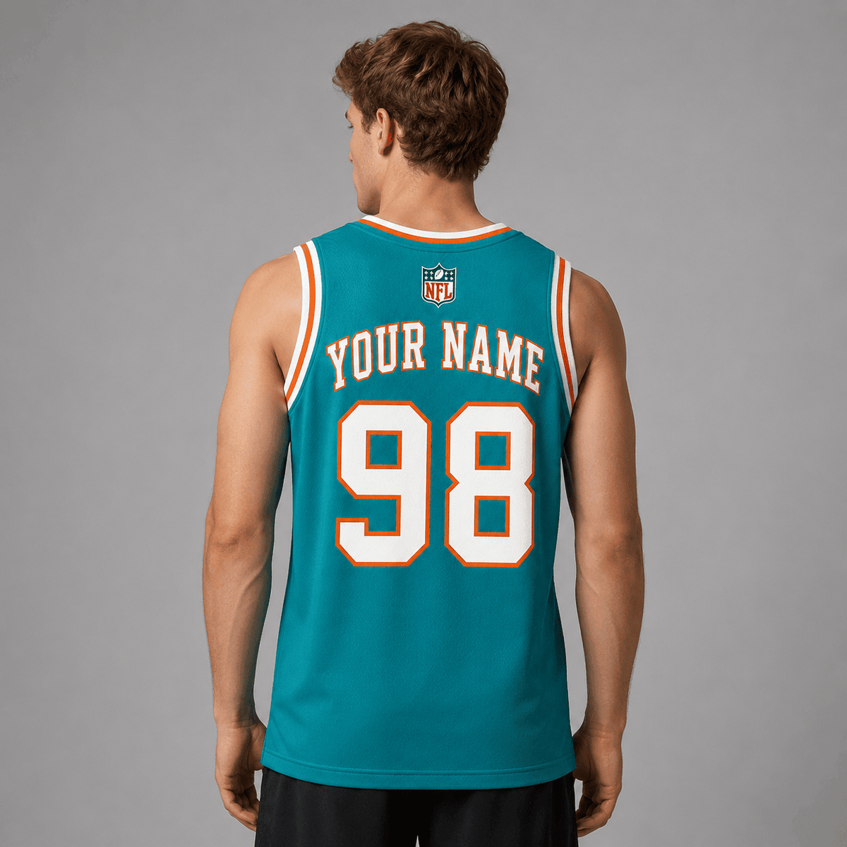 Miami Dolphins | Premium NFL Personalized Team Custom Name Number Sports Tank Top NDN131
