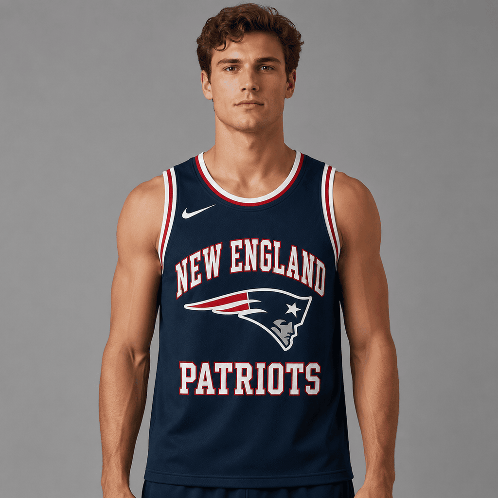 New England Patriots | Premium NFL Personalized Team Custom Name Number Sports Tank Top NDN130