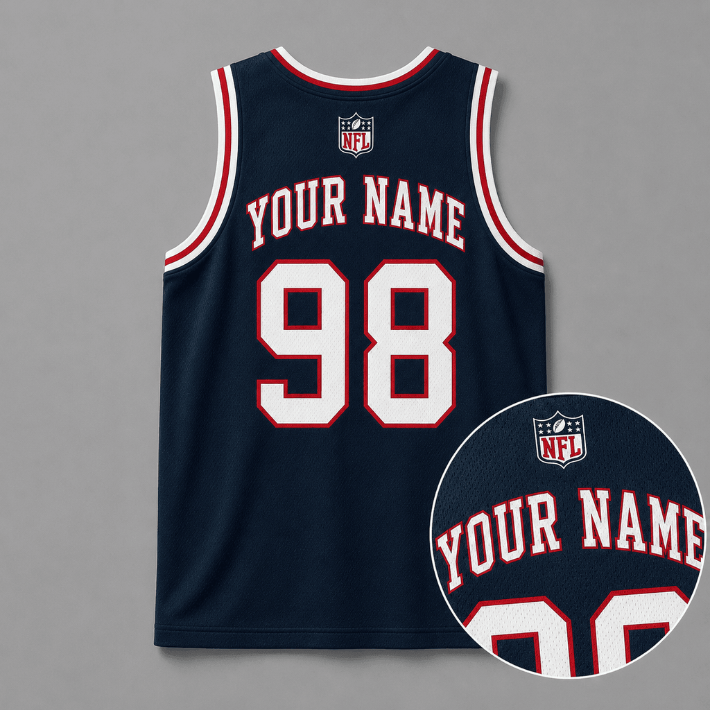 New England Patriots | Premium NFL Personalized Team Custom Name Number Sports Tank Top NDN130