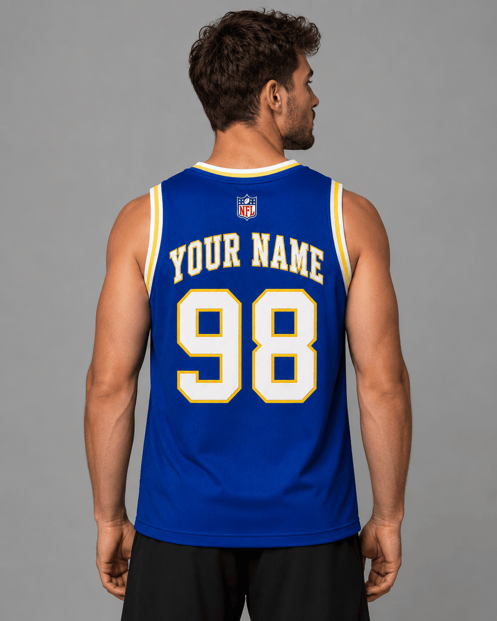 Los Angeles Rams | Premium NFL Personalized Team Custom Name Number Sports Tank Top NDN128