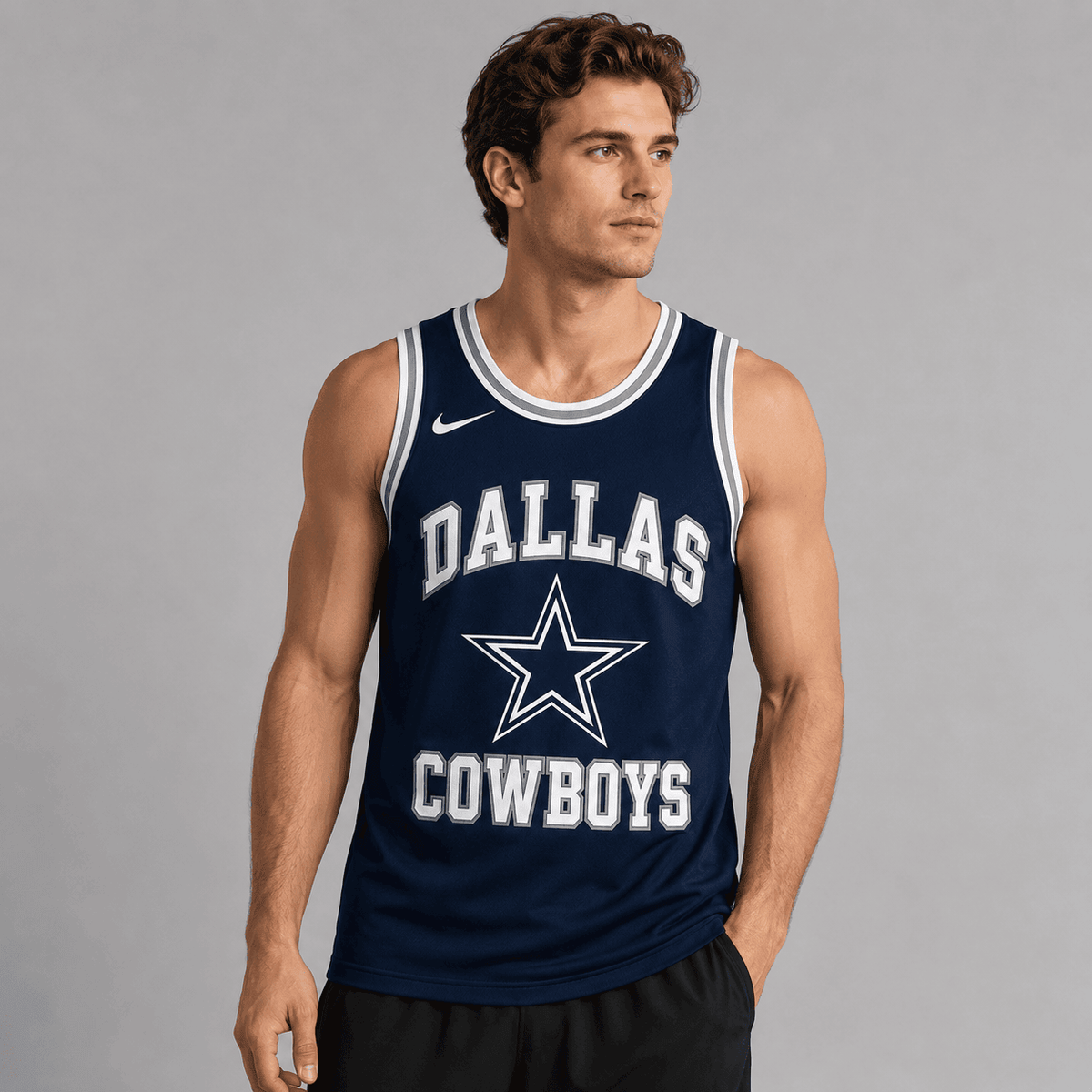 Dallas Cowboys | Premium NFL Personalized Team Custom Name Number Sports Tank Top NDN107