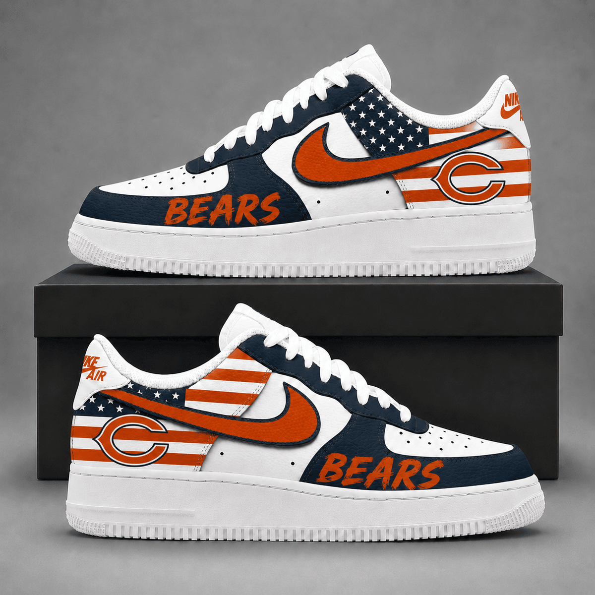 Chicago Bears | Premium American Football Team Limited AF1 Shoes NDN531