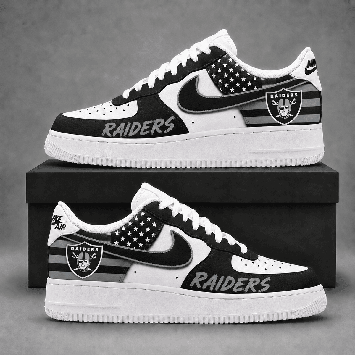 Las Vegas Raiders | Premium American Football Team Limited AF1 Shoes NDN530