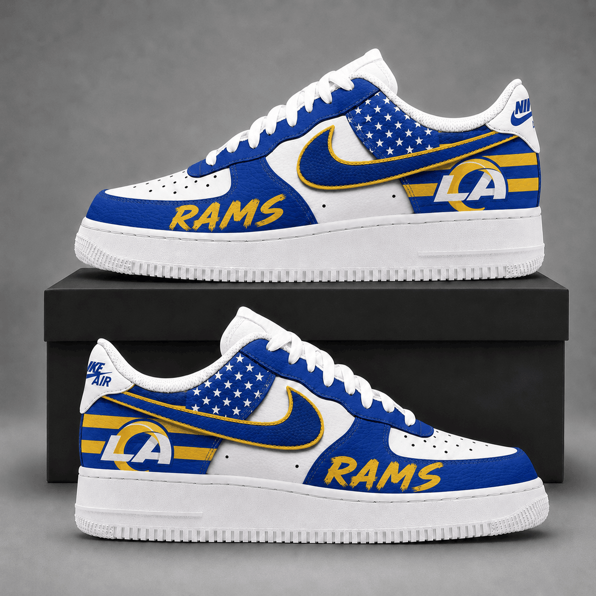 Los Angeles Rams | Premium American Football Team Limited AF1 Shoes NDN509