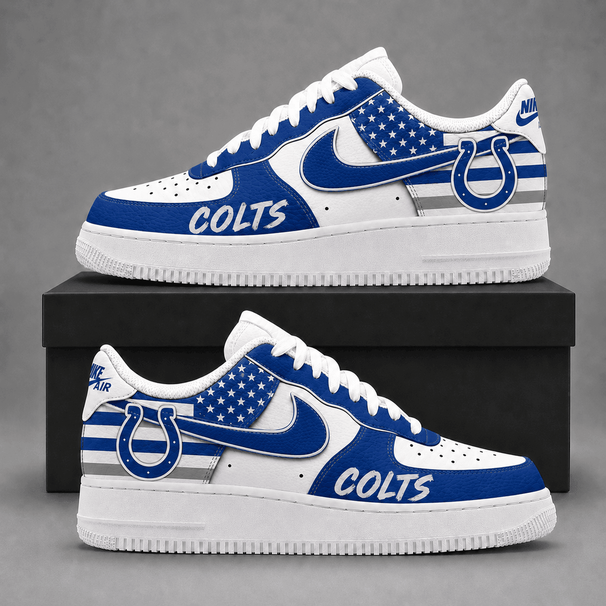 Indianapolis Colts | Premium American Football Team Limited AF1 Shoes NDN504