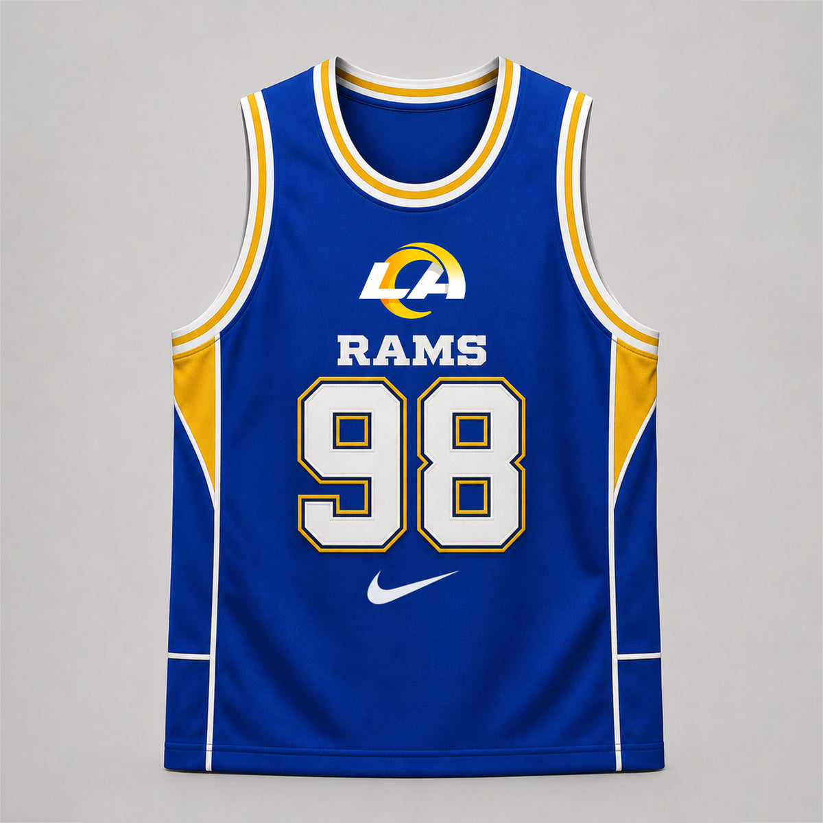 Los Angeles Rams | Premium NFL Custom Basketball Tank Top For Men And Women NDN