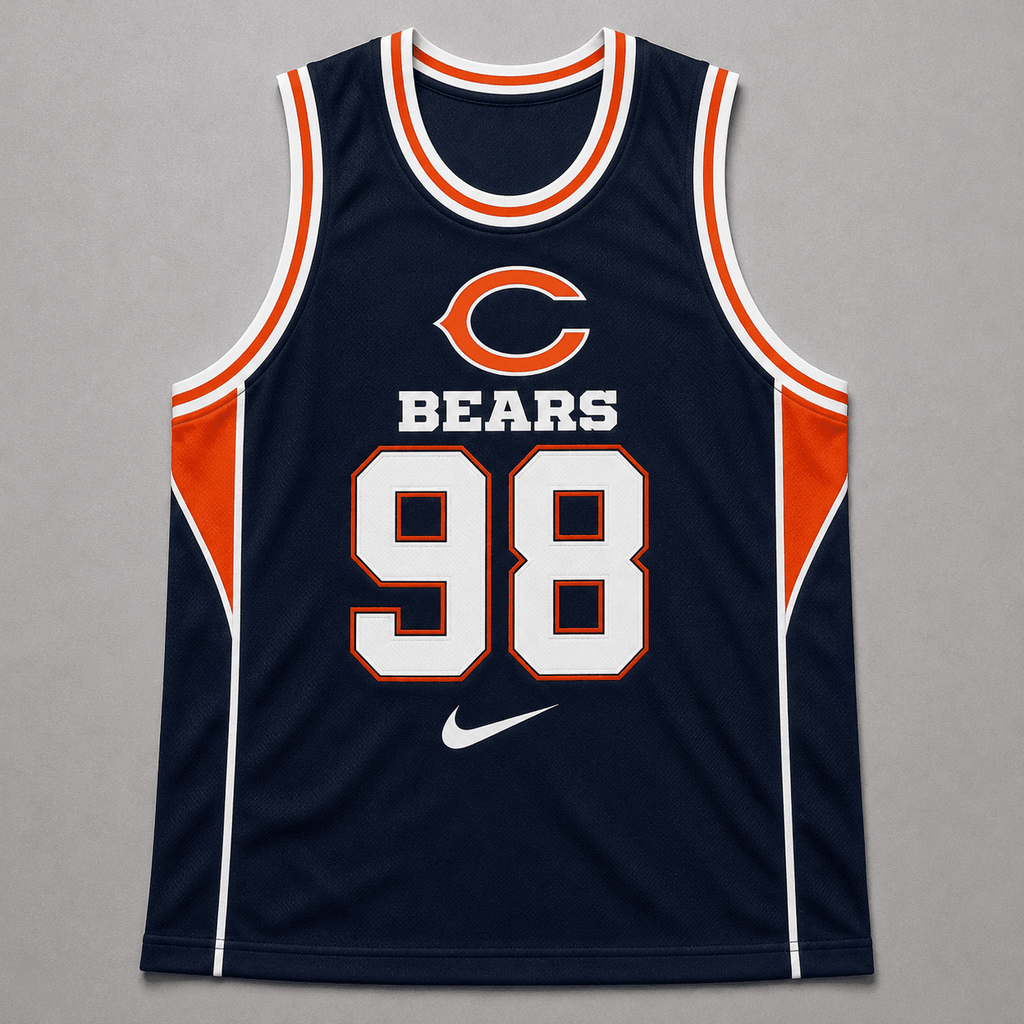 Chicago Bears | Premium NFL Custom Basketball Tank Top For Men And Women NDN