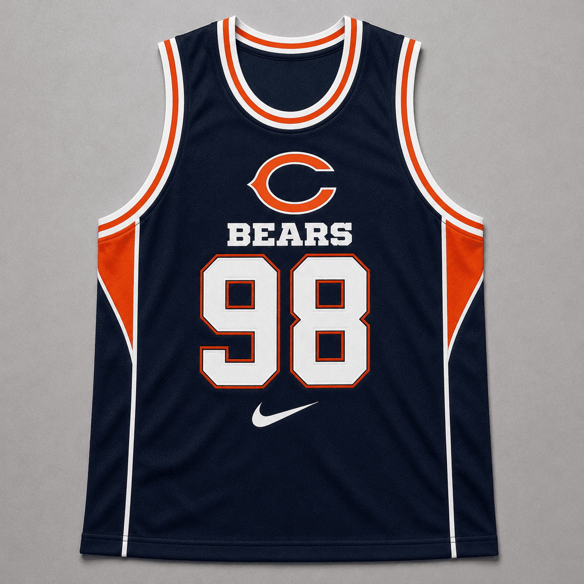 Chicago Bears | Premium NFL Custom Basketball Tank Top For Men And Women NDN
