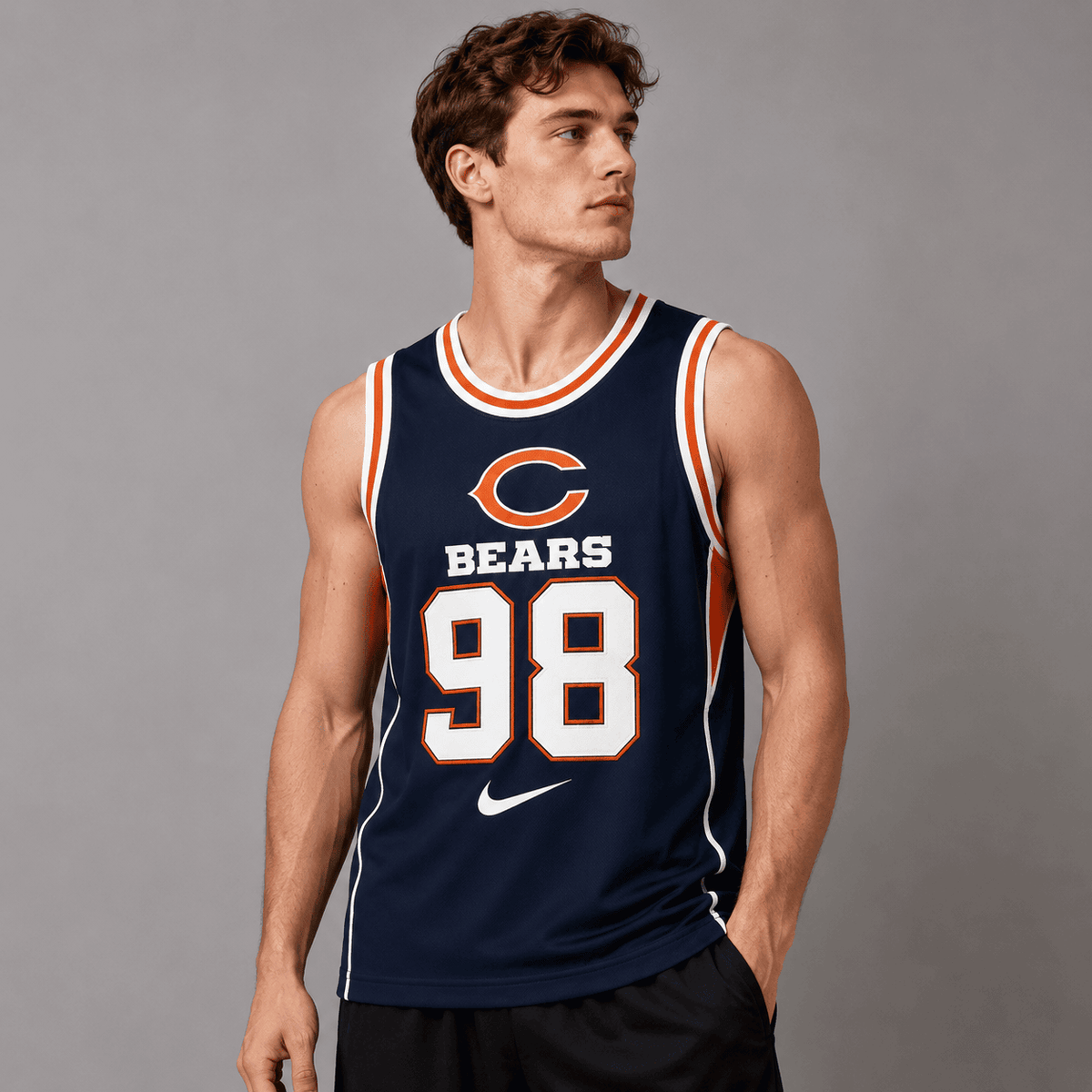 Chicago Bears | Premium NFL Custom Basketball Tank Top For Men And Women NDN