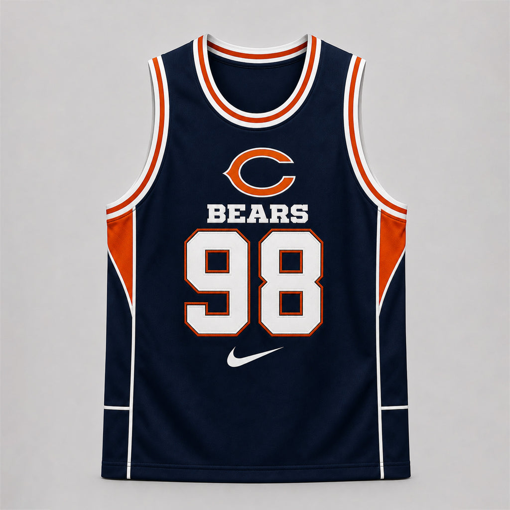 Chicago Bears | Premium NFL Custom Basketball Tank Top For Men And Women NDN