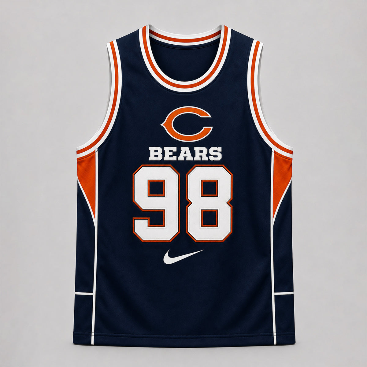 Chicago Bears | Premium NFL Custom Basketball Tank Top For Men And Women NDN