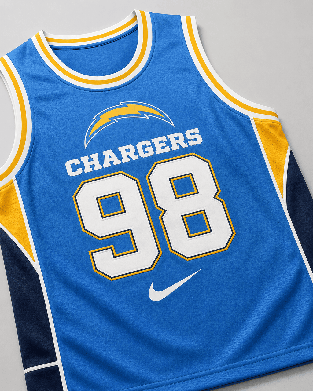 Los Angeles Chargers | Premium NFL Custom Basketball Tank Top For Men And Women NDN