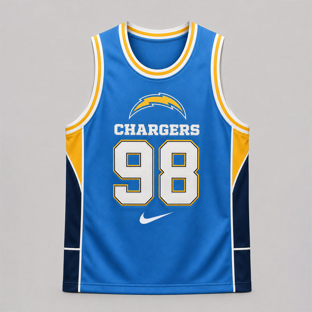 Los Angeles Chargers | Premium NFL Custom Basketball Tank Top For Men And Women NDN