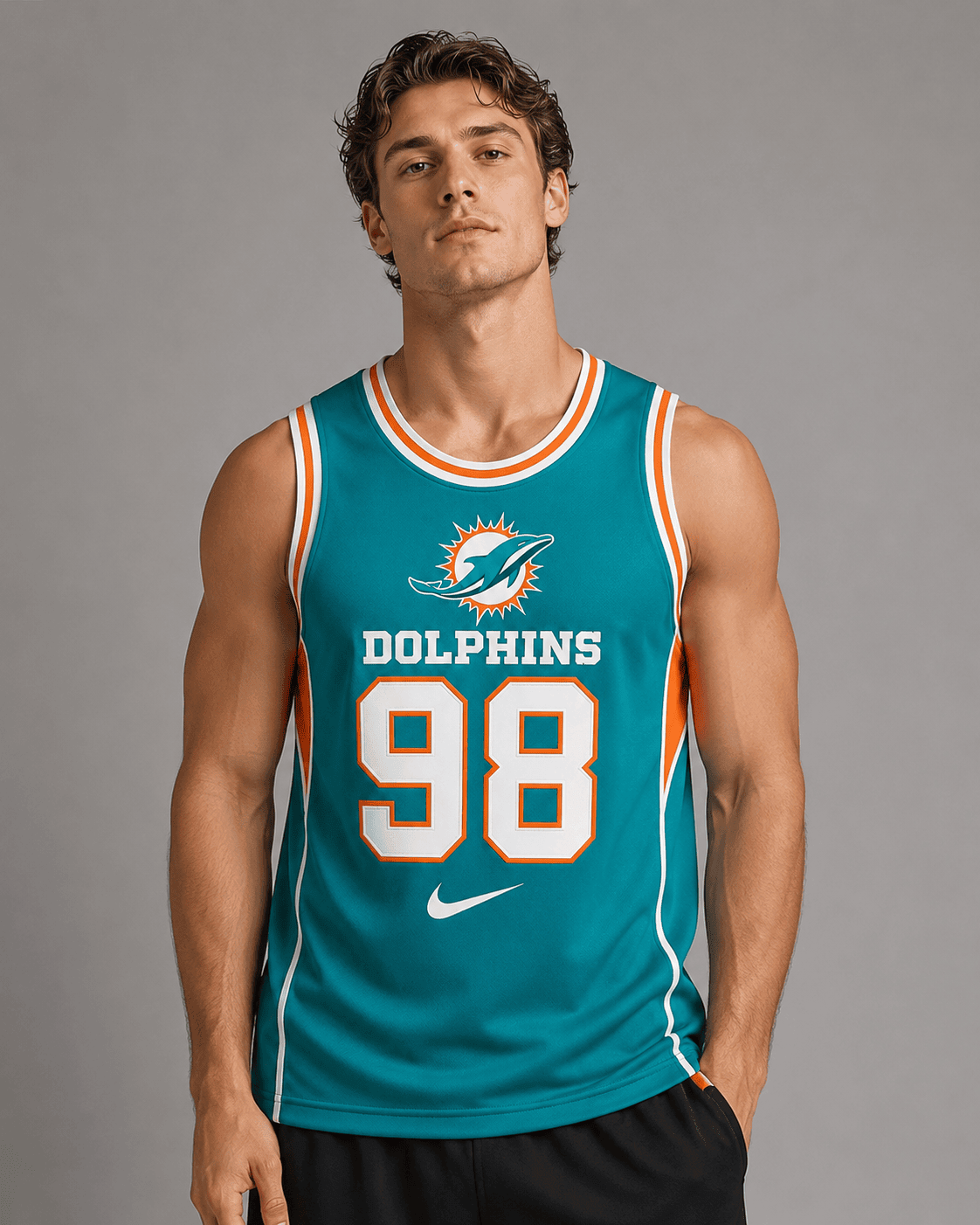 Miami Dolphins | Premium NFL Custom Basketball Tank Top For Men And Women NDN
