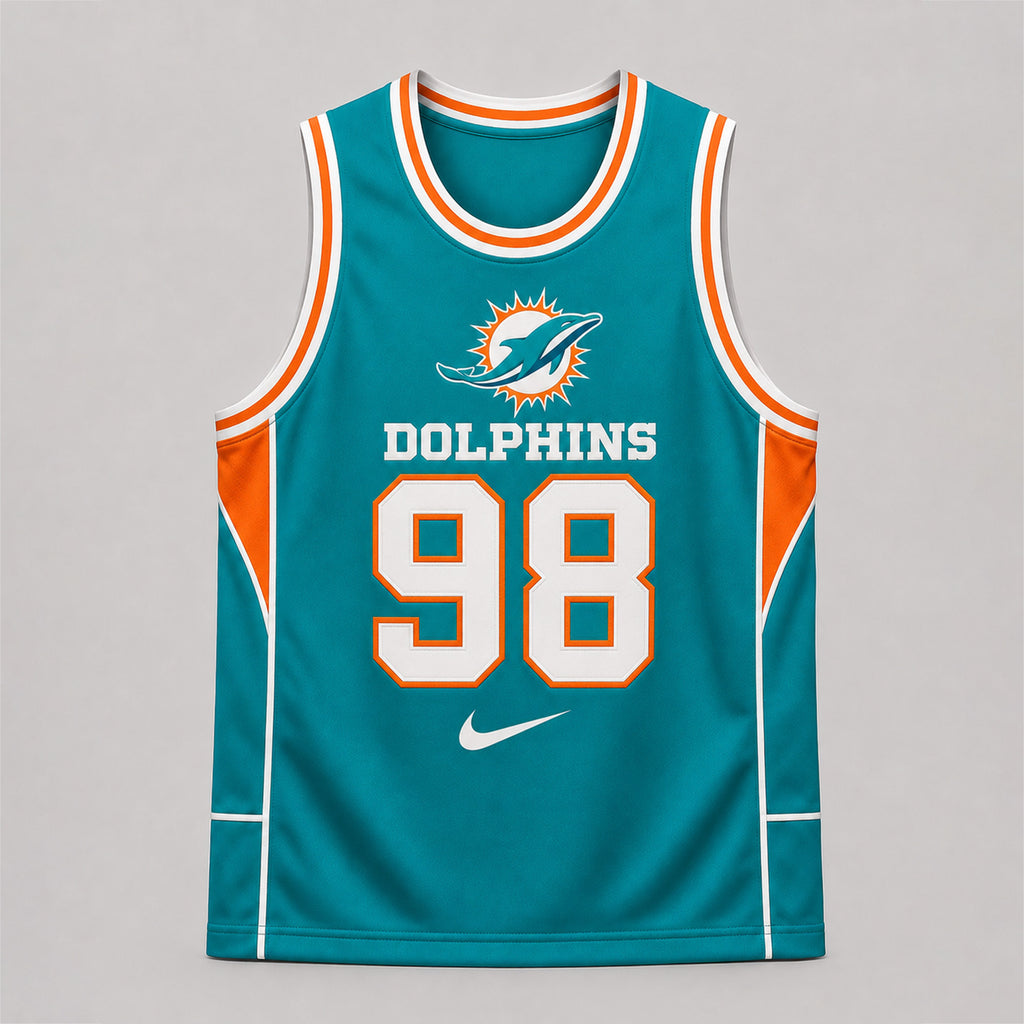 Miami Dolphins | Premium NFL Custom Basketball Tank Top For Men And Women NDN