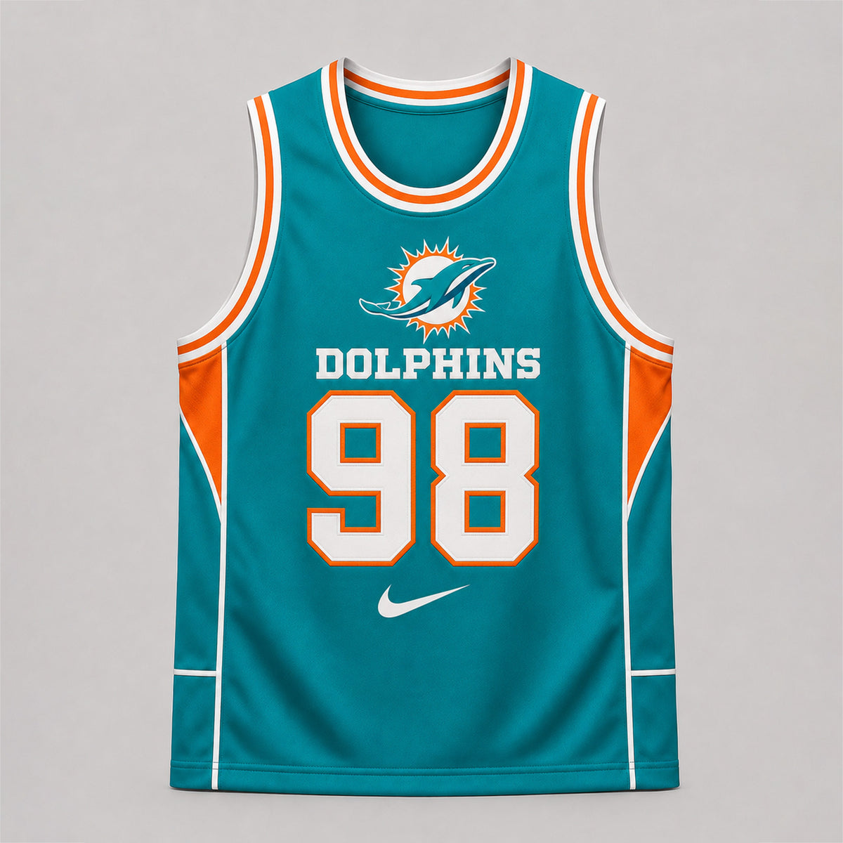 Miami Dolphins | Premium NFL Custom Basketball Tank Top For Men And Women NDN