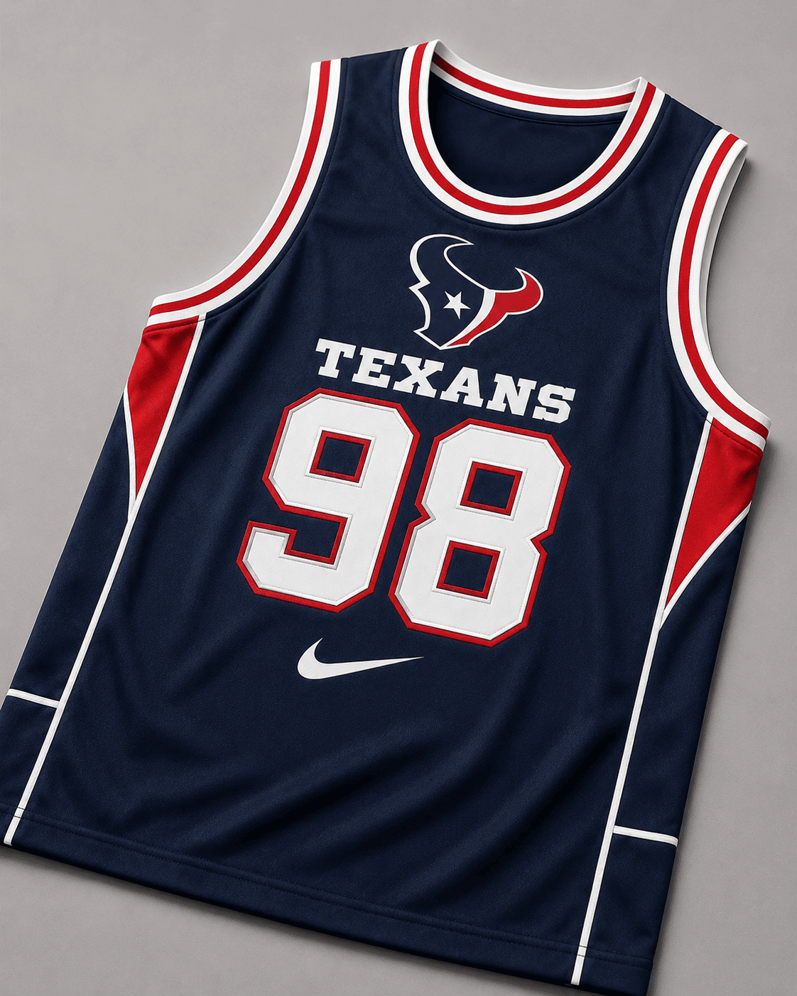 Houston Texans | Premium NFL Custom Basketball Tank Top For Men And Women NDN