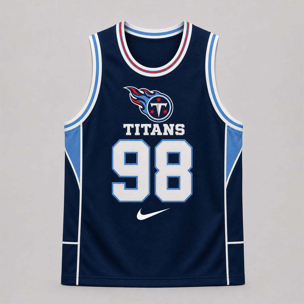 Tennessee Titans | Premium NFL Custom Basketball Tank Top For Men And Women NDN