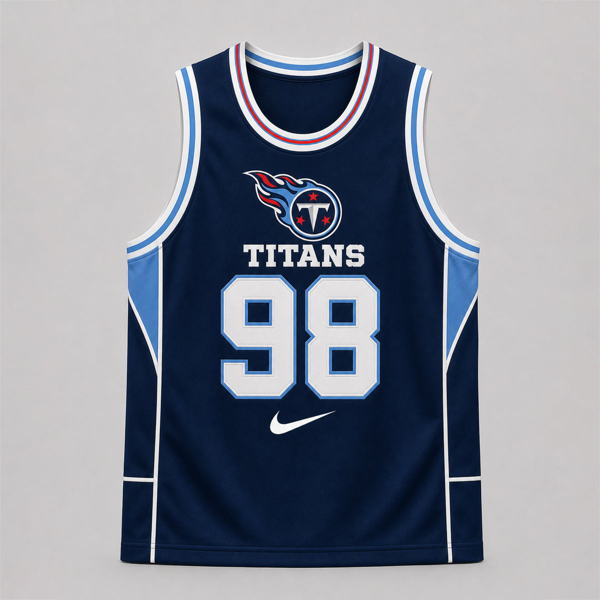 Tennessee Titans | Premium NFL Custom Basketball Tank Top For Men And Women NDN