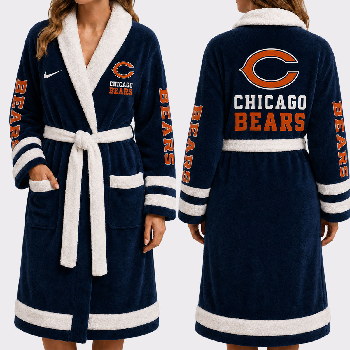 Chicago Bears | Premium NFL Fleece Bathrobe VA1244