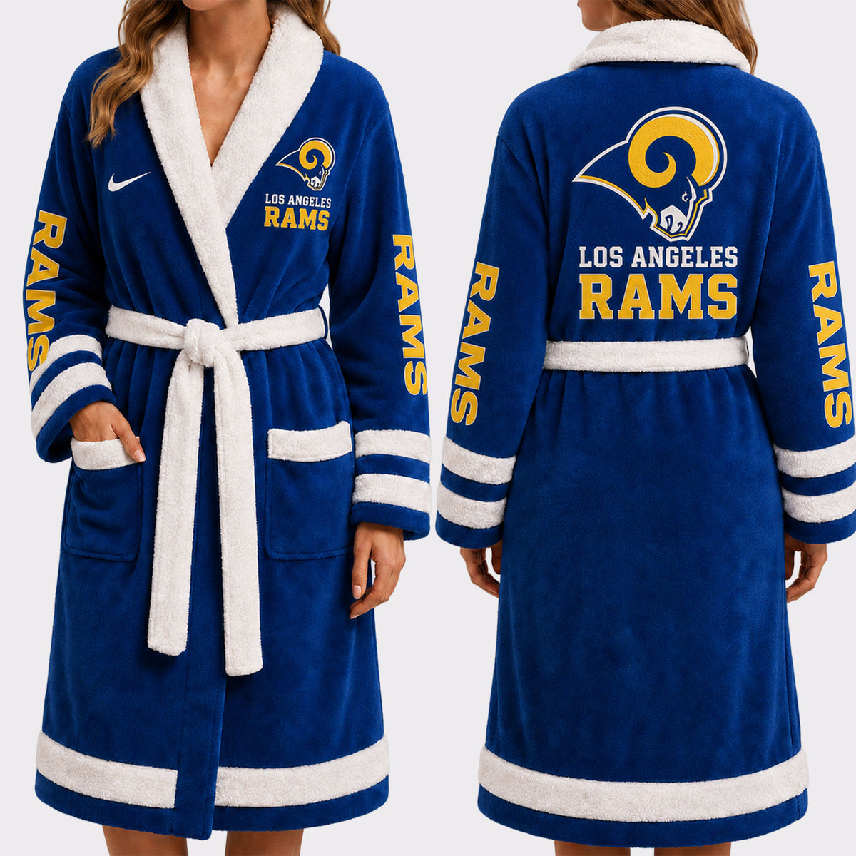 Los Angeles Rams | Premium NFL Fleece Bathrobe VA1221