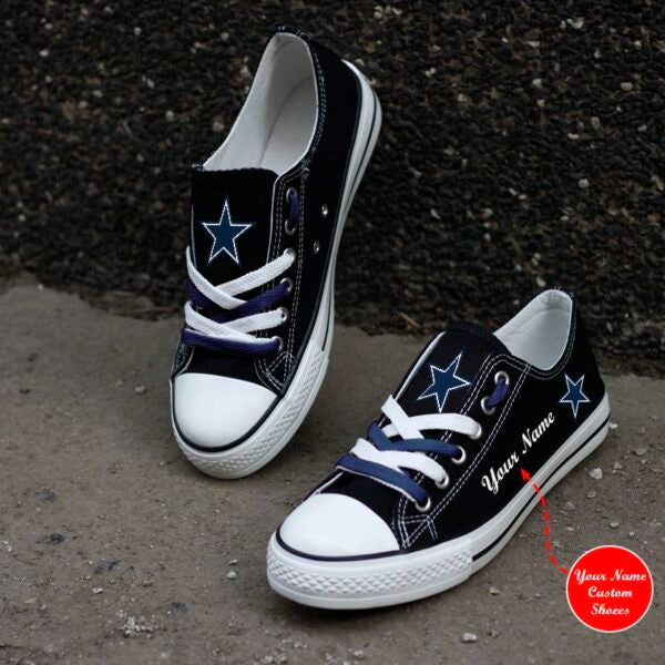 Dallas Cowboys Personalized New Low Top 015