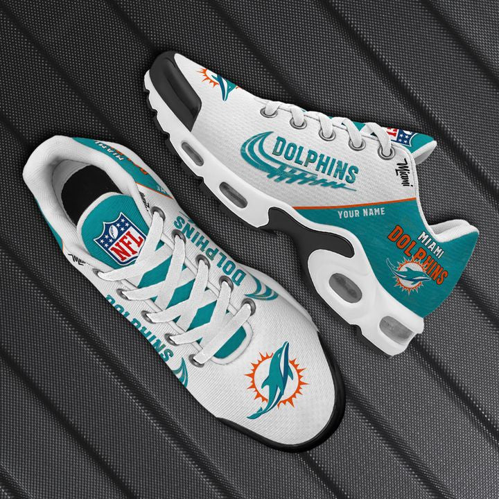 Miami Dolphins Personalized Plus  Sneakers 0813 BGTN185
