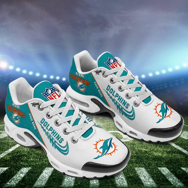 Miami Dolphins Personalized Plus  Sneakers 0813 BGTN185