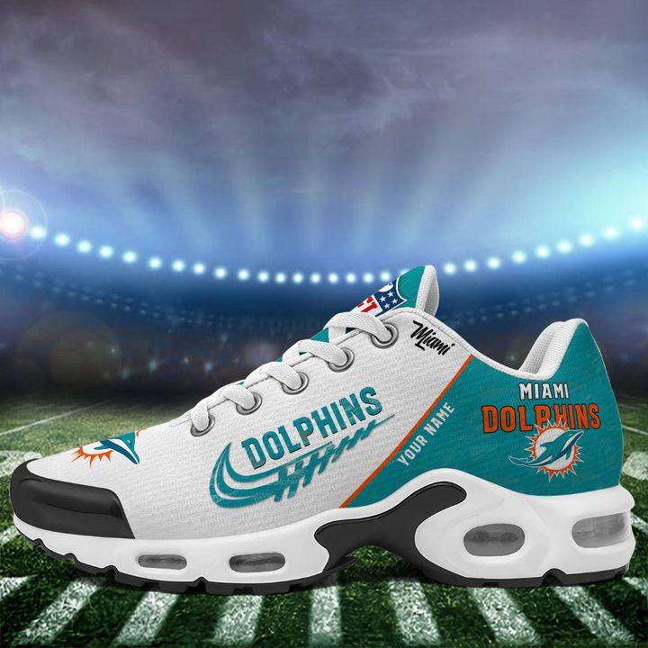 Miami Dolphins Personalized Plus  Sneakers 0813 BGTN185