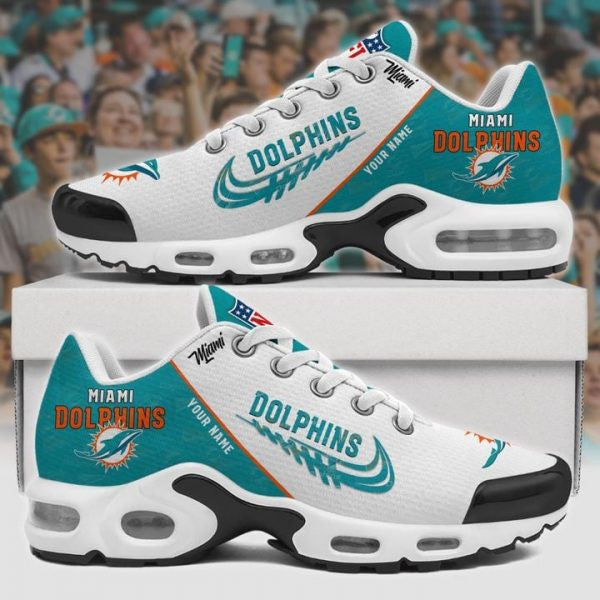 Miami Dolphins Personalized Plus  Sneakers 0813 BGTN185