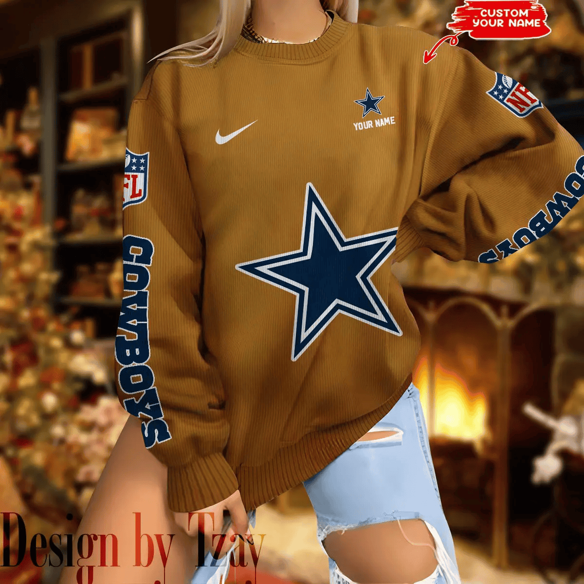 Dallas Cowboys New Woolen Sweater BGSWT193