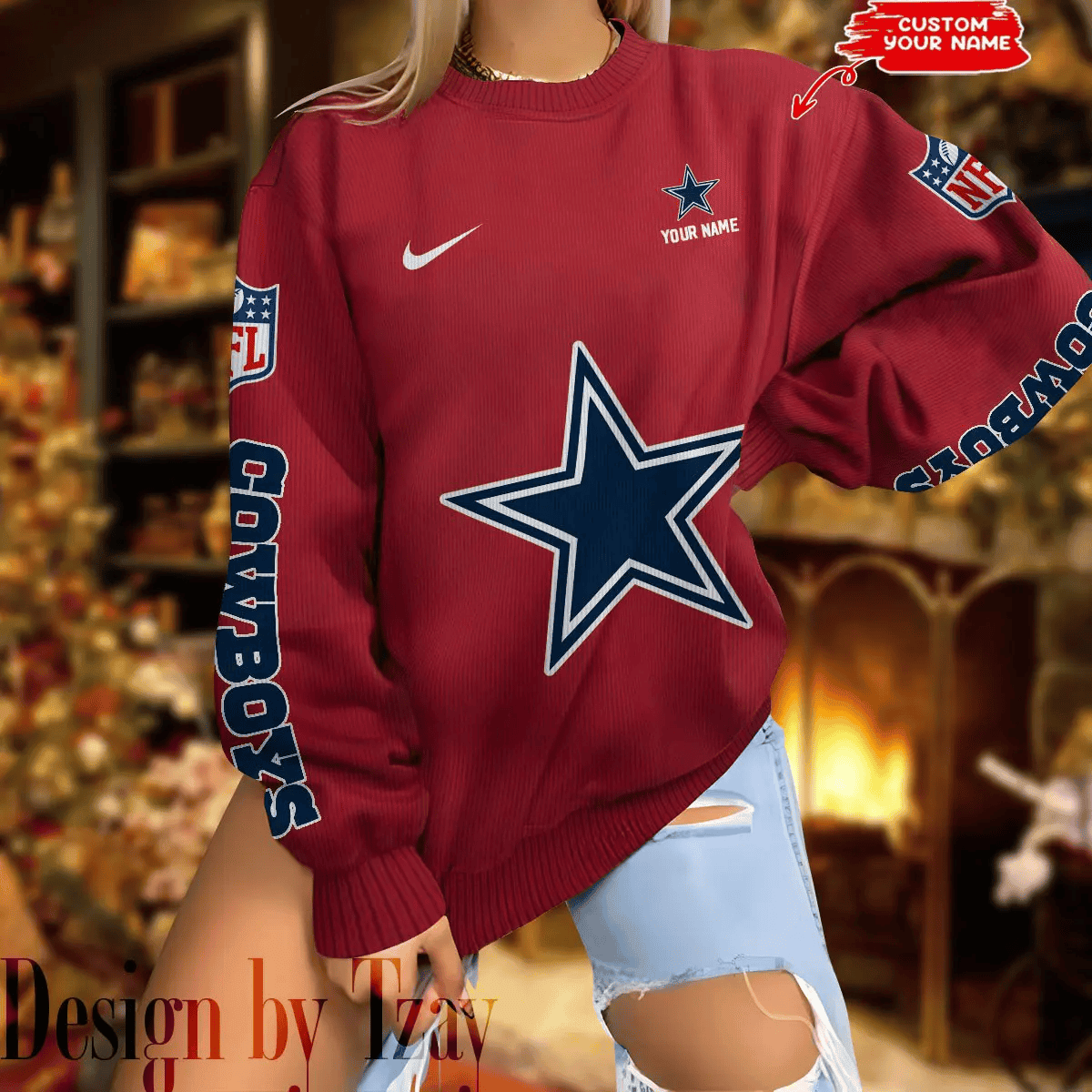 Dallas Cowboys New Woolen Sweater BGSWT193