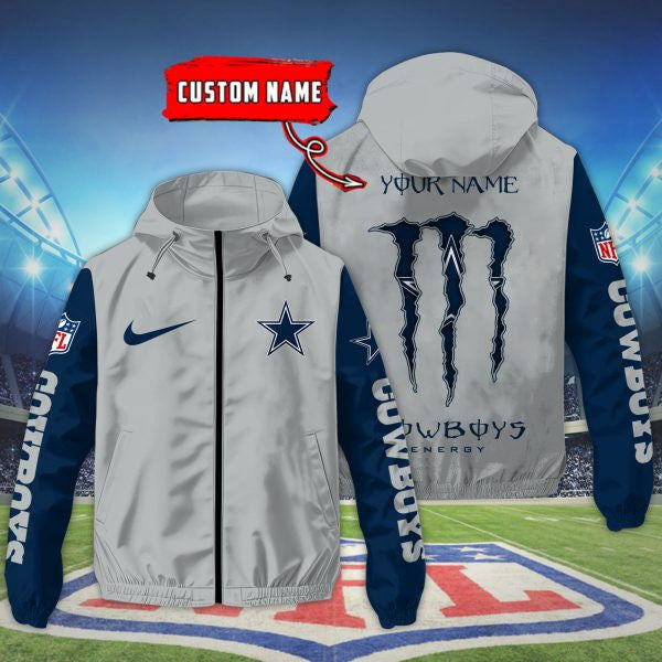 Dallas Cowboys Custom Windbreaker Outdoor Jacket Sport Fan Gift SPTWJACKET041