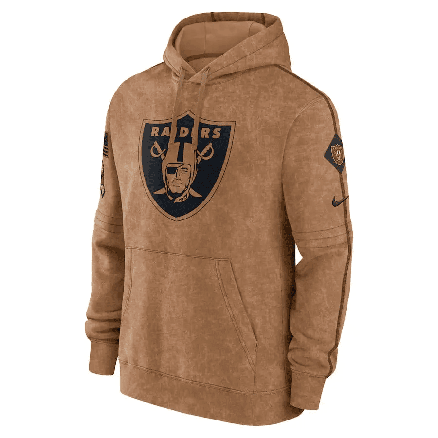 Las Vegas Raiders Men's Sideline Pullover Hoodie AZMSPHD017