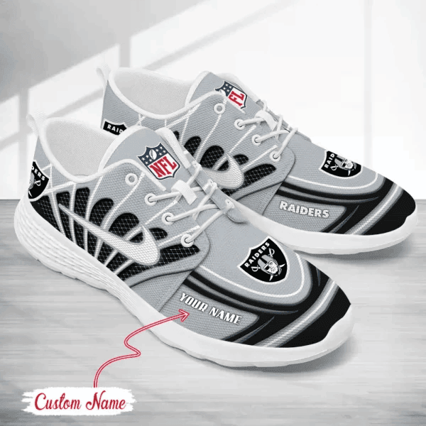 Las Vegas Raiders Custom Name Wading Shoes S9WS017