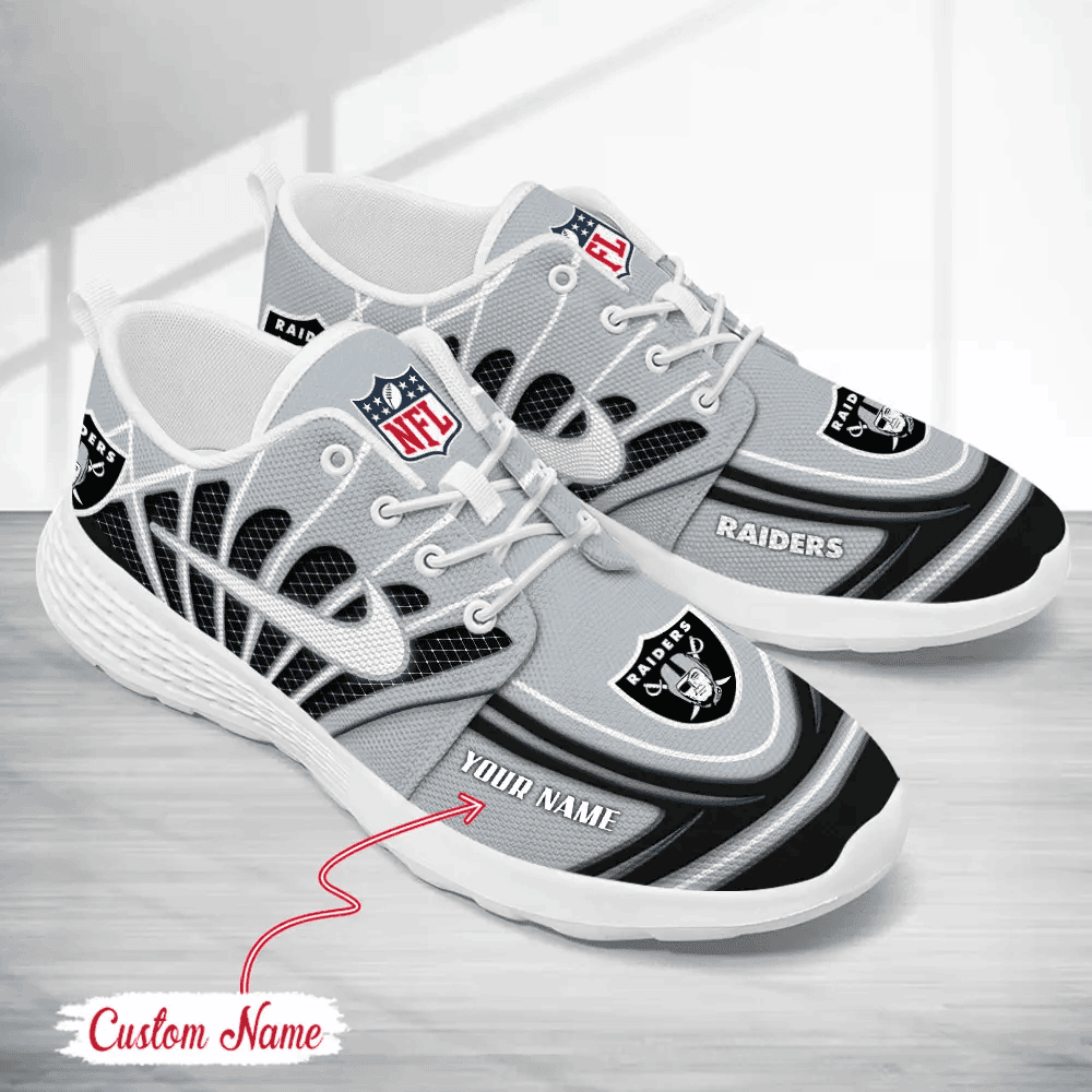 Las Vegas Raiders Custom Name Wading Shoes S9WS017