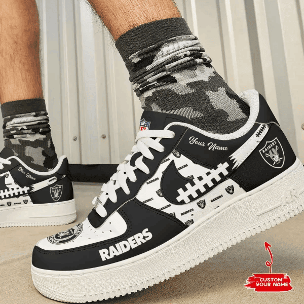 Las Vegas Raiders Personalized AF1 Shoes 1408 BGAF1S577