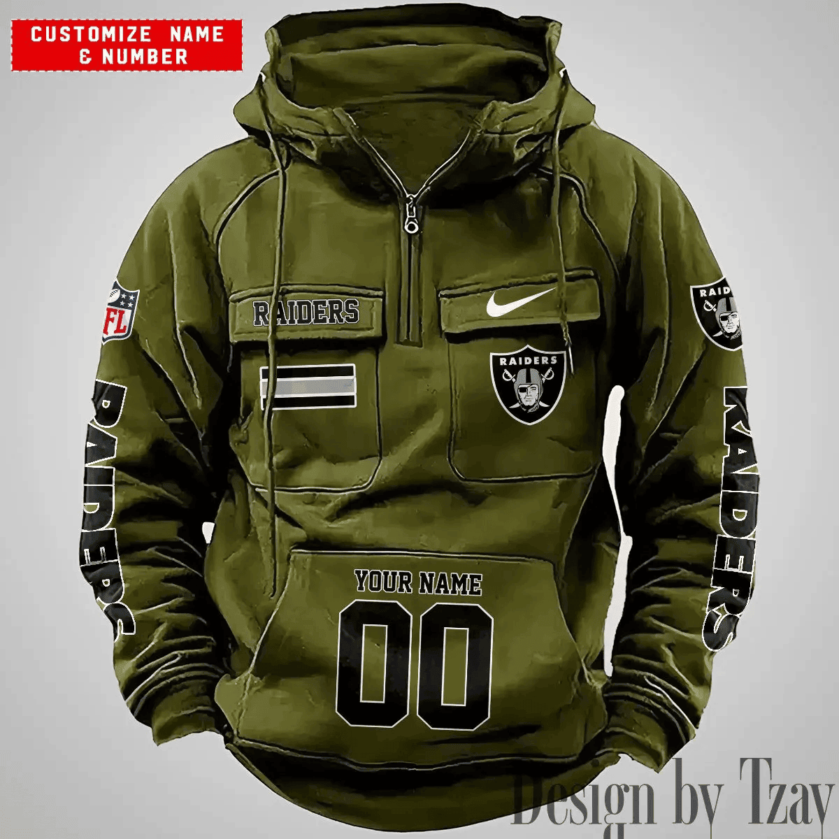 Las Vegas Raiders Vintage Men Hoodie DV2 AZVMHD396