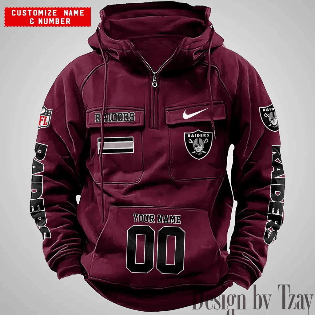 Las Vegas Raiders Vintage Men Hoodie DV2 AZVMHD396